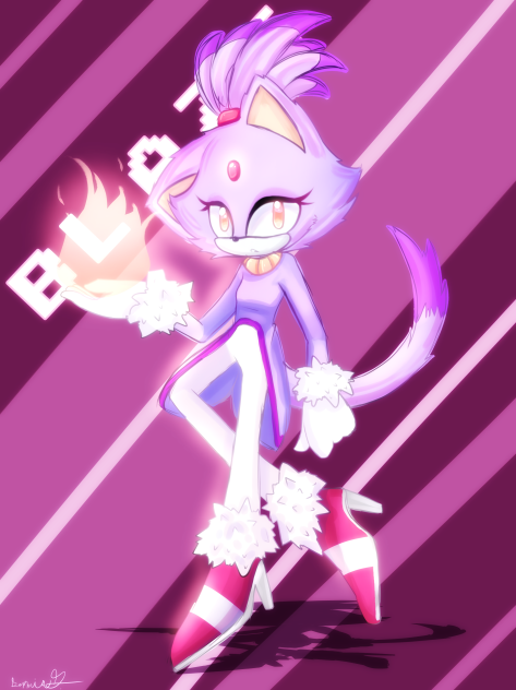 Blaze the cat