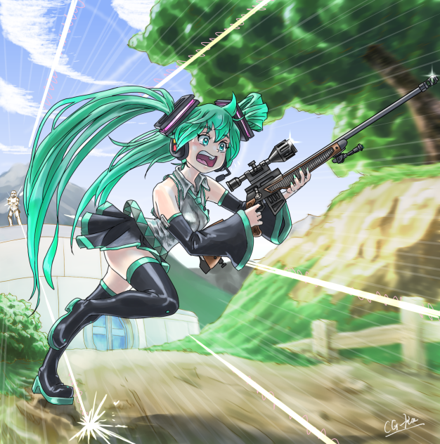 初音ミク　スナイパー