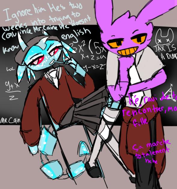 School AU 📄🖍️🖇️✂️📐✏️📝