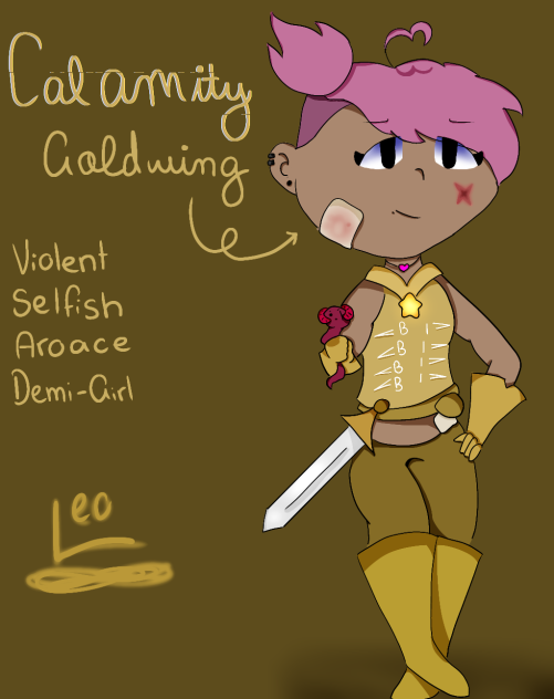 Calamity Goldwing (The Owl House OC)