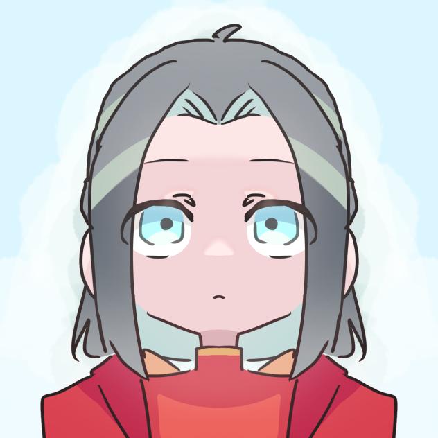 快晴の下の女の子