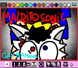 Random evil sonic art port