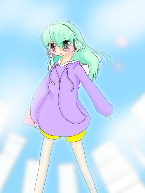 白猫さんの線画お借りしました！