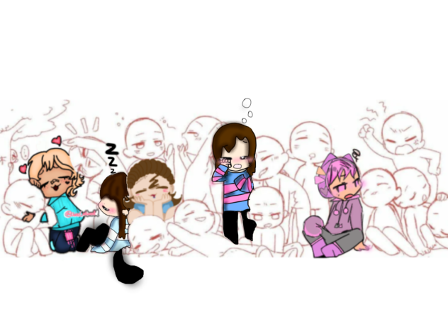 Collab! Frisk and my oc