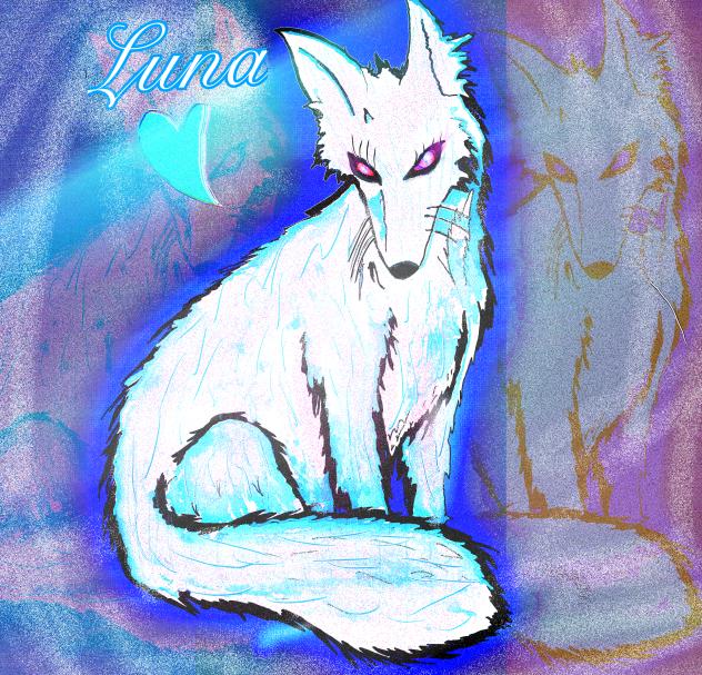 White fox & Luna