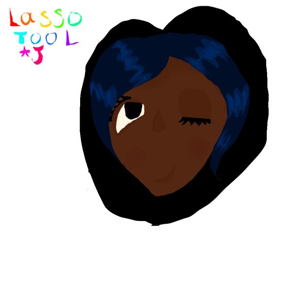 Lasso tool girl