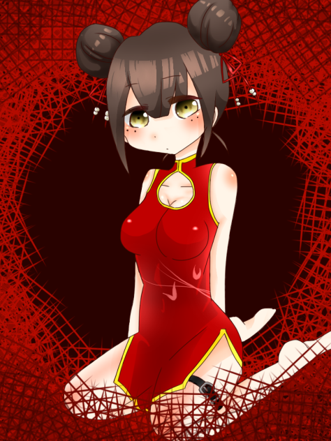 チャイナ服の女の子