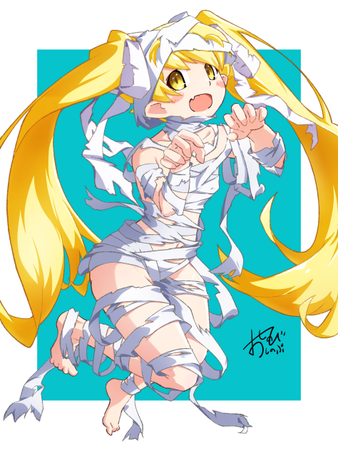 skeb依頼作品　しのぶミイラコスプレ