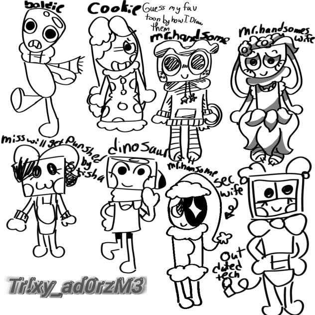 guess my fav toon by how I draw them