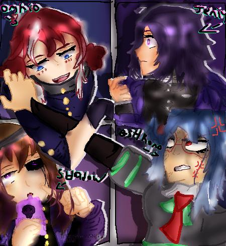 The Shadows Meet #mha #jjk #kny