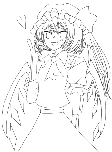 フラン 塗り絵