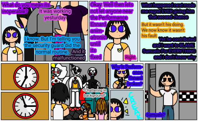 How its been......p4 FNaF fan made comic