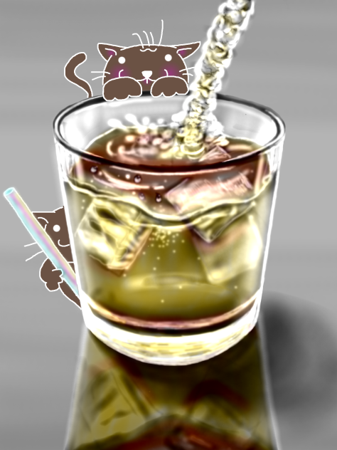 そろそろ冷たい飲み物を( ´･ω･`)_且ニャ♪