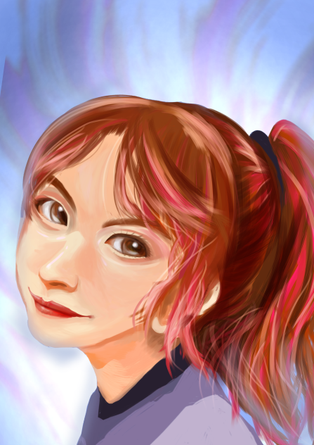 似顔絵#7 Lisa