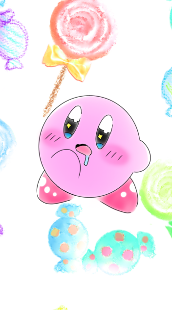 お菓子好きなカービィ