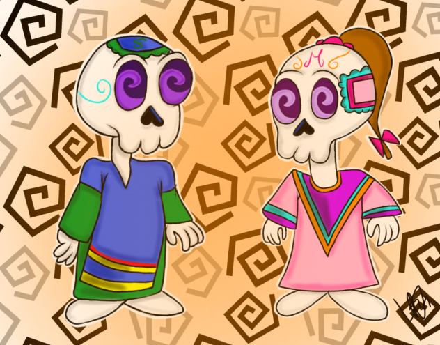 finado y moribunda 🧡🧡🧡💀💀💛💛💛