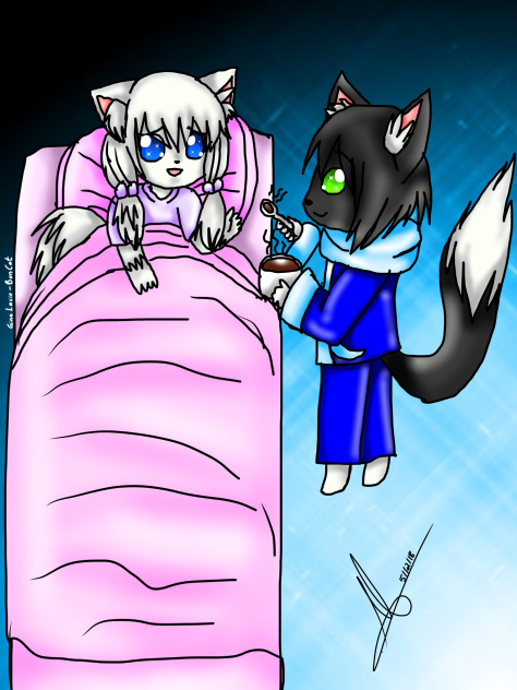 Chibi foxes - ibisPaint