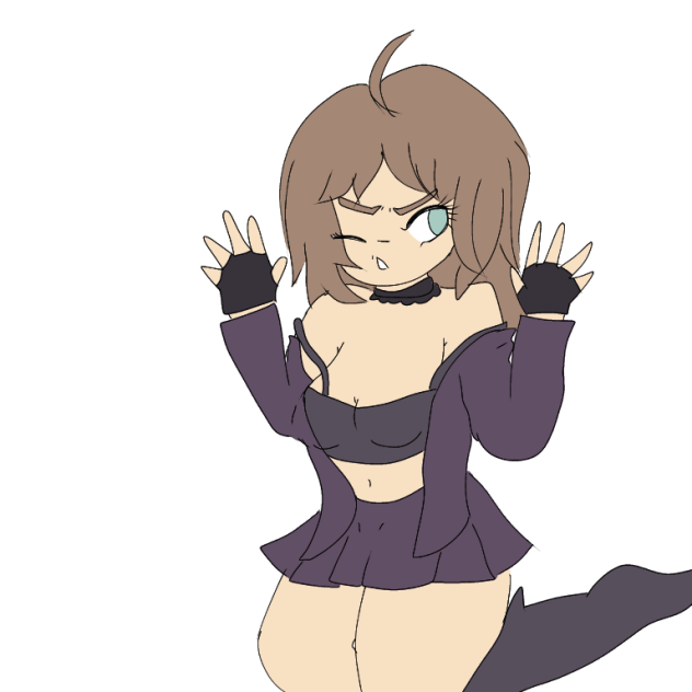 Criminal girl Line w color