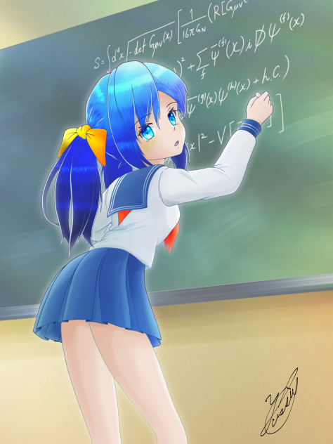 Superstring Theory Girl