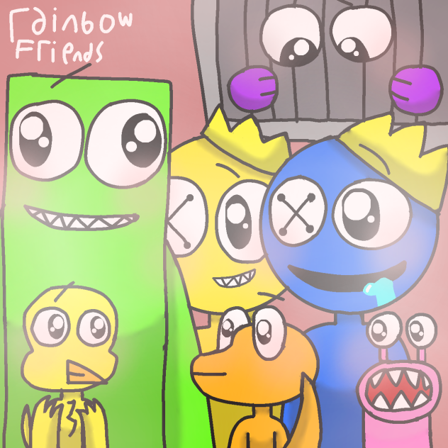 Rainbow friend family