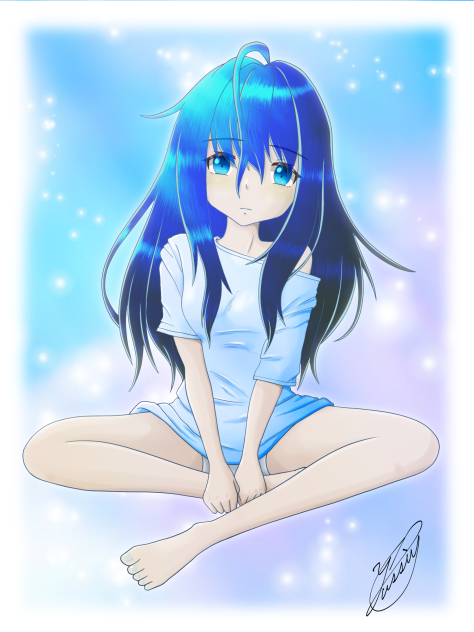 Oversleeping girl