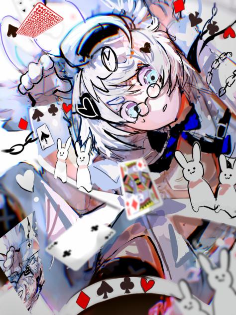 アルバート　白ウサギコスver