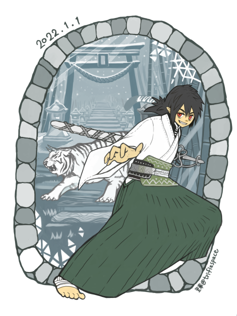 2022年年賀イラスト