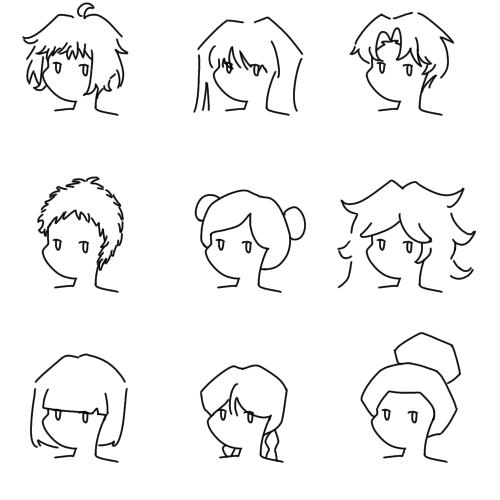 hair shape practice