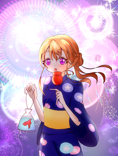 夏の思い出　花火