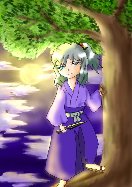 望月の少女は忍である