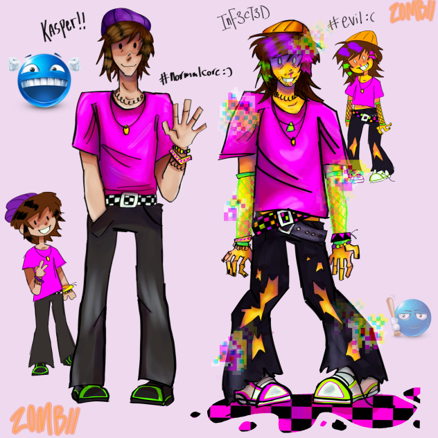 Infected and kasper designs