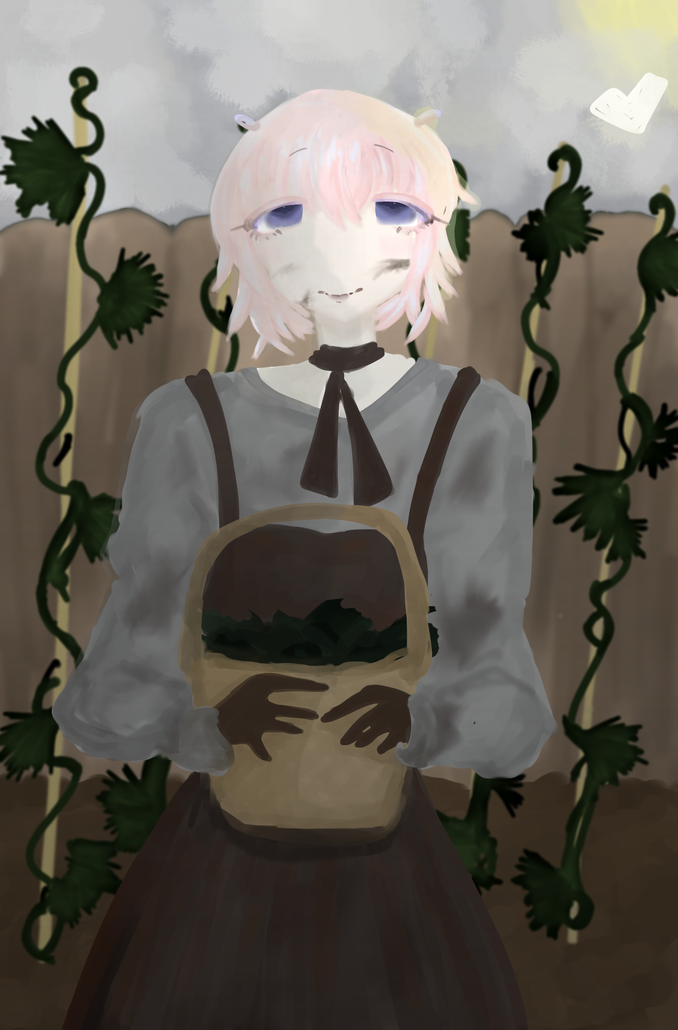 gathering on a cloudy day - ibisPaint