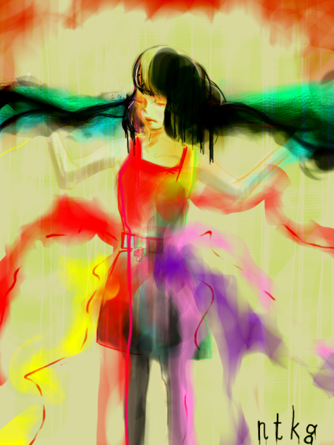 舞う女