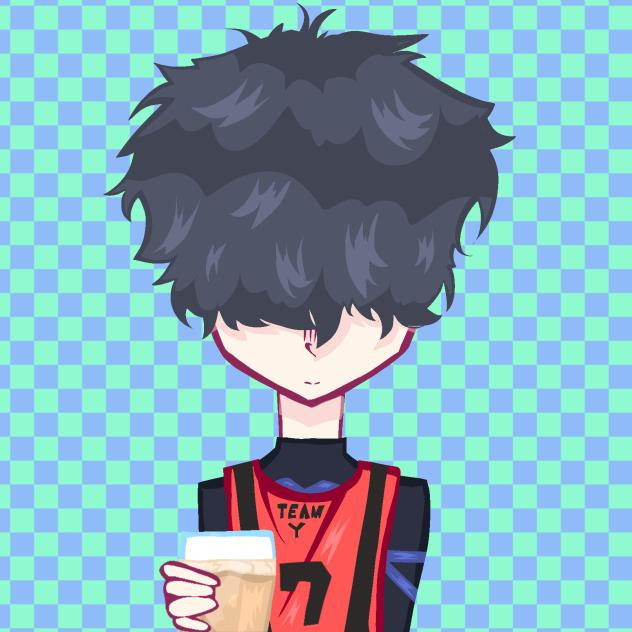 Ikki Niko con un chocomilk