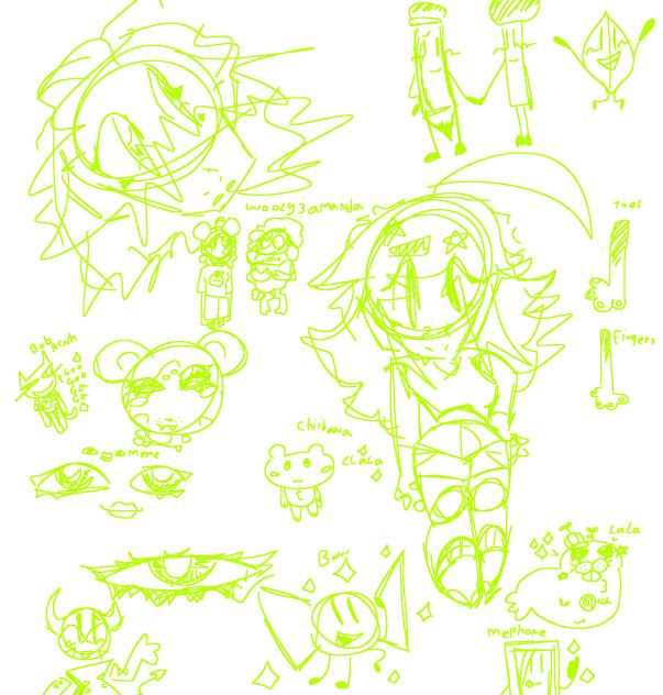 Doodles.