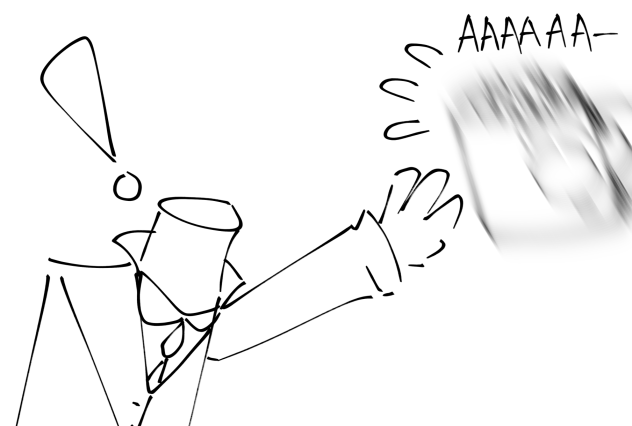 uh oh he accidentally threw his head—