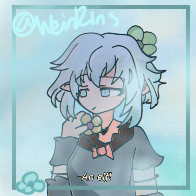 first time drawing elf