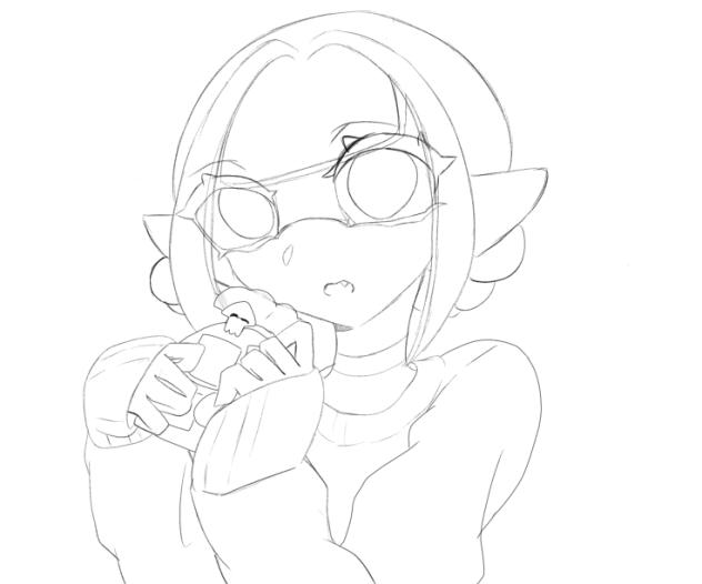 バレンタインのイカちゃん