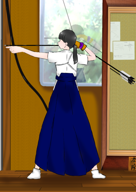 弓道 会の瞬間
