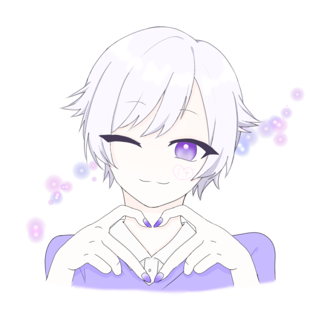 指ハート♡ 初兎ちゃん  色付きver.