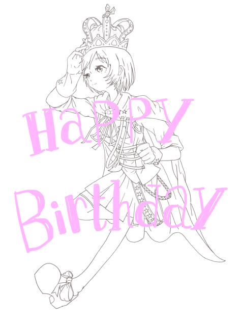 お誕生日おめでとう！色無し