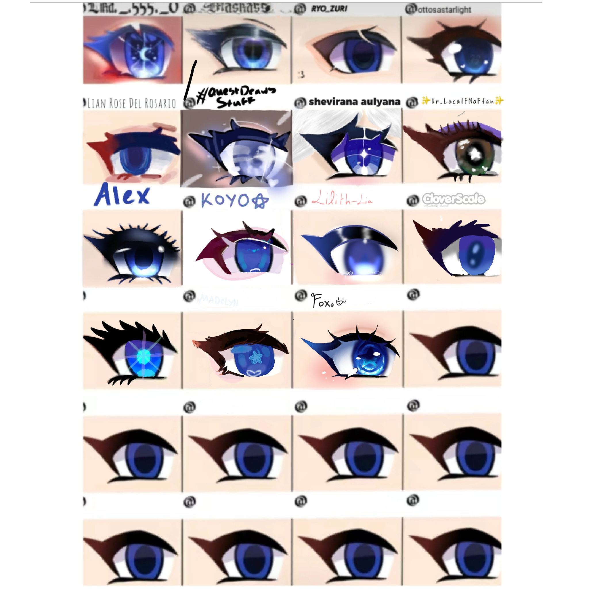 My terrible eye rendering - ibisPaint