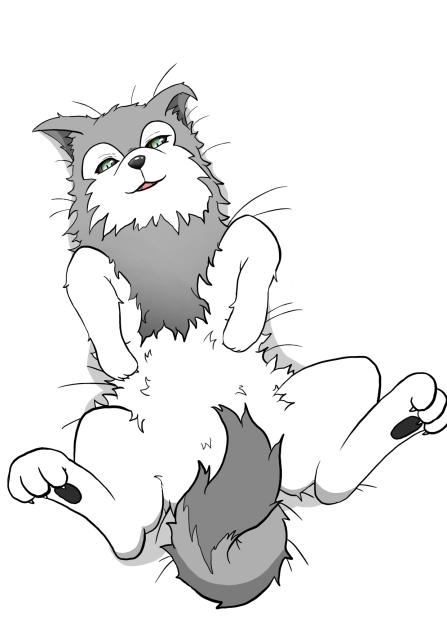 狼　「良ければモフモフどうぞ♪」
