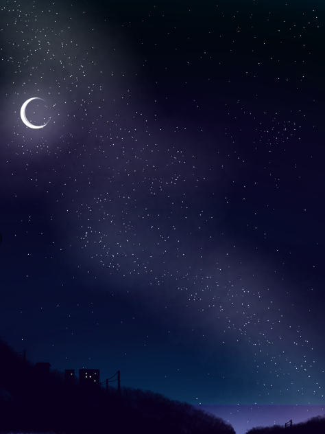 静かな空