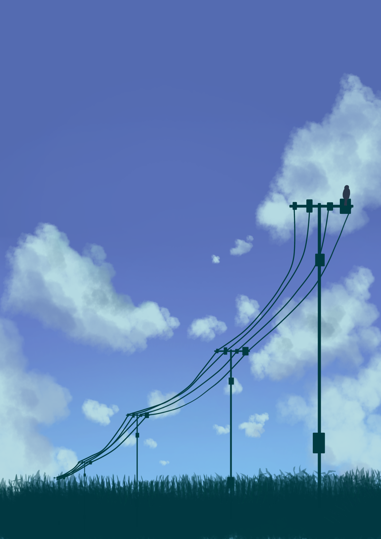 Blue sky - ibisPaint