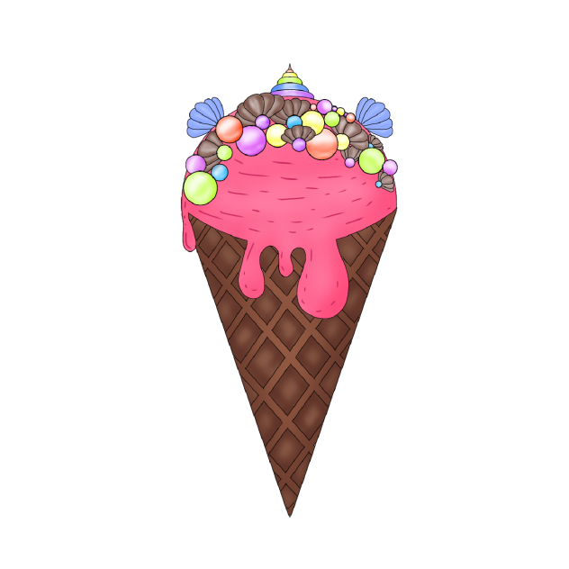 Seashell ice cream 🐚🍦