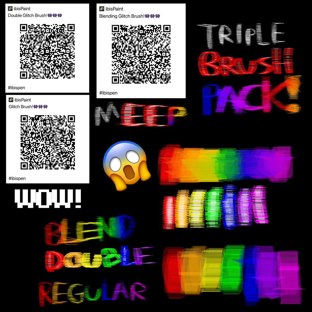 Glitch Brush Pack - ibisPaint