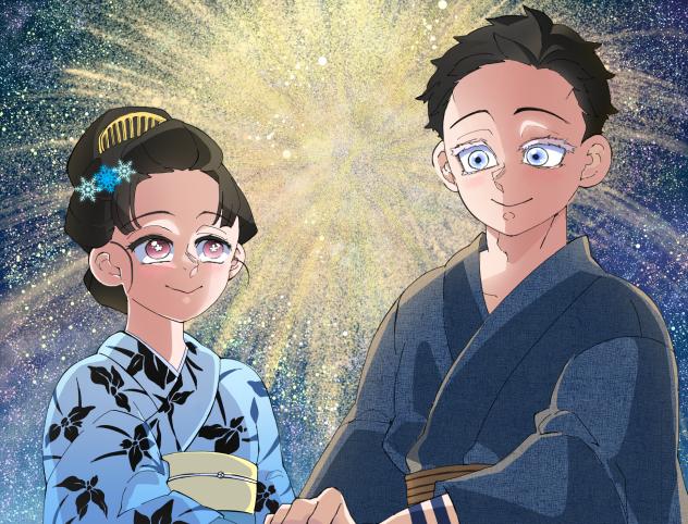 花火の下の誓い　（無題197