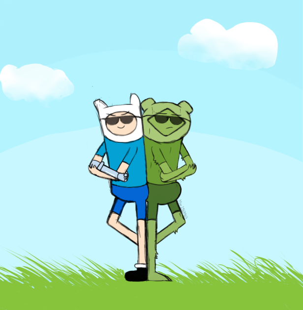 Finn & Fern from Adventure Time