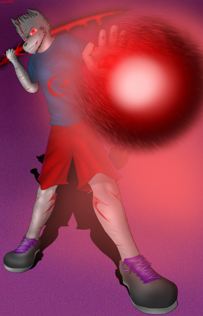 DEVIL WOLF👿🐺[イラストメイキング]